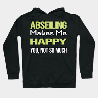 Funny Happy Abseiling Abseil Hoodie